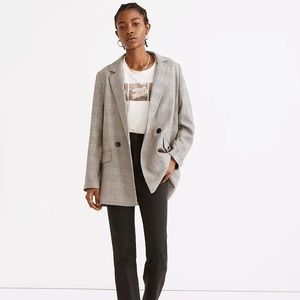 Madewell Dorset Blazer in Edsall Plaid